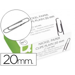 CLIPS NIQUELADOS Nº 1 20 MM...