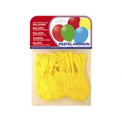 GLOBOS PASTEL AMARILLO...