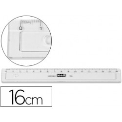 REGLA M+R 16 CM PLASTICO...