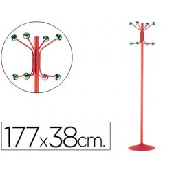 PERCHERO METALICO 606 ROJO...