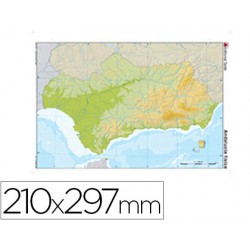 MAPA MUDO COLOR DIN A4...