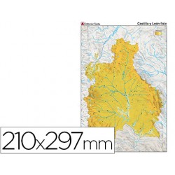 MAPA MUDO COLOR DIN A4...