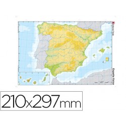 MAPA MUDO COLOR DIN A4...