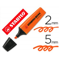 MARCADOR FLUOR STABILO BOSS...