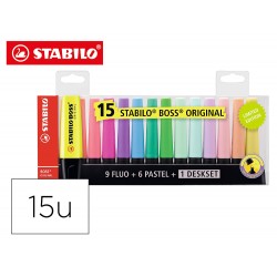 MARCADOR FLUOR STABILO BOSS...