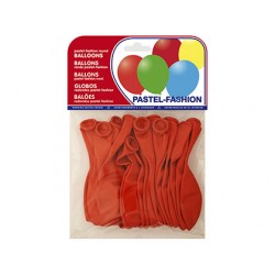 GLOBOS PASTEL ROJO BOLSA DE...