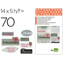 ETIQUETAS REGALO LIDERPAPEL...