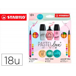SET STABILO PASTEL LOVE...
