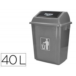 CUBO BASURA PAPELERA TAPA...