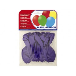 GLOBOS PASTEL LILA BOLSA DE...
