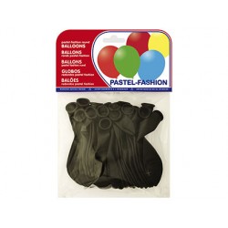 GLOBOS PASTEL NEGRO BOLSA...
