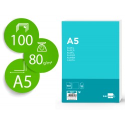 PAPEL LIDERPAPEL A5 80G/M2...