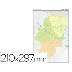 MAPA MUDO COLOR DIN A4...