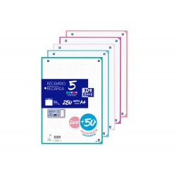 RECAMBIO OXFORD DIN A4...