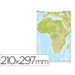 MAPA MUDO COLOR DIN A4...