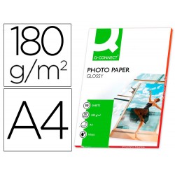 PAPEL FOTOGRAFICO Q-CONNECT...