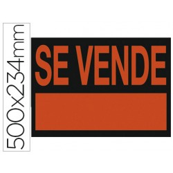 CARTEL PLASTICO "SE VENDE"...
