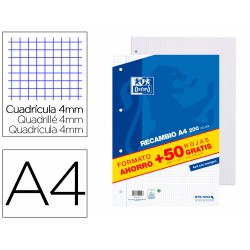 RECAMBIO OXFORD DIN A4 200...