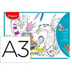 MANTEL PARA COLOREAR MAPED...
