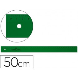 REGLA DE PLASTICO DE 50 CM...