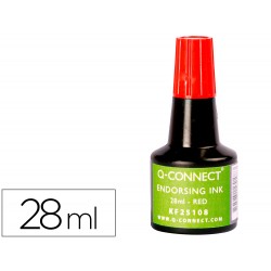 TINTA TAMPON Q-CONNECT ROJO...
