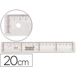 REGLA LIDERPAPEL 20 CM...