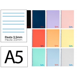 CUADERNO ESPIRAL TAPA DE...
