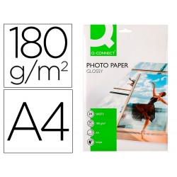PAPEL FOTOGRAFICO Q-CONNECT...