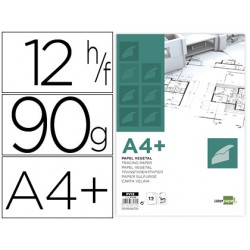 PAPEL DIBUJO LIDERPAPEL A4+...