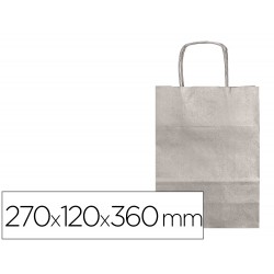 BOLSA KRAFT Q-CONNECT PLATA...