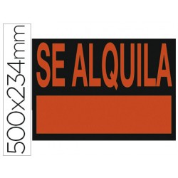 CARTEL PLASTICO "SE...