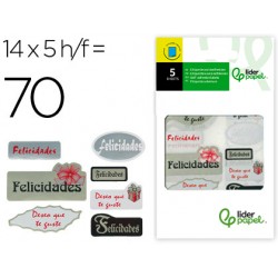 ETIQUETAS REGALO LIDERPAPEL...