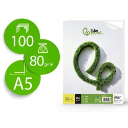 PAPEL LIDERPAPEL A5 80G/M2...