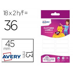 ETIQUETA AVERY PARA TEXTIL...