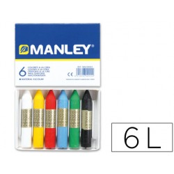 LAPICES CERA MANLEY CAJA DE...