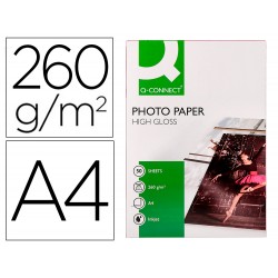 PAPEL FOTOGRAFICO Q-CONNECT...