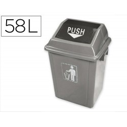 CUBO BASURA PAPELERA TAPA...