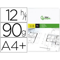 PAPEL DIBUJO LIDERPAPEL A4+...