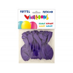 GLOBOS PASTEL LILA BOLSA DE...