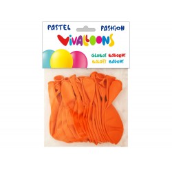 GLOBOS PASTEL NARANJA BOLSA...