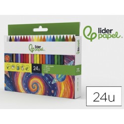 LAPICES CERA LIDERPAPEL...