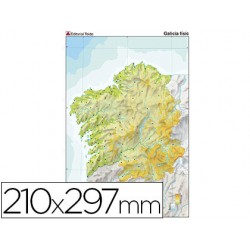 MAPA MUDO COLOR DIN A4...
