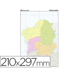MAPA MUDO COLOR DIN A4...