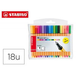 ROTULADOR FIBRA STABILO...