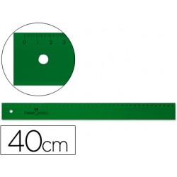 REGLA DE PLASTICO DE 40 CM...
