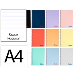 CUADERNO ESPIRAL TAPA DE...