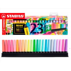 MARCADOR FLUOR STABILO BOSS...