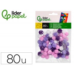 POMPONES DE COLORES...
