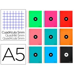 CUADERNO ESPIRAL A5 MICRO...