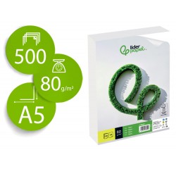 PAPEL LIDERPAPEL A5 80G/M2...